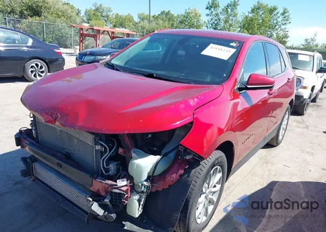 2019 Chevrolet Equinox Lt из США, поврежденный, VIN 2GNAXKEV7K6220222